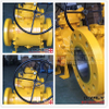 DIN EN GB Castor de fundición/SSS/CS 3PC Válvula de bola montada con brida de brida