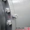 A105 20 'Válvula de bola de trunnion de acero forjado de acero forjado