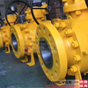 DIN EN GB Castor de fundición/SSS/CS 3PC Válvula de bola montada con brida de brida