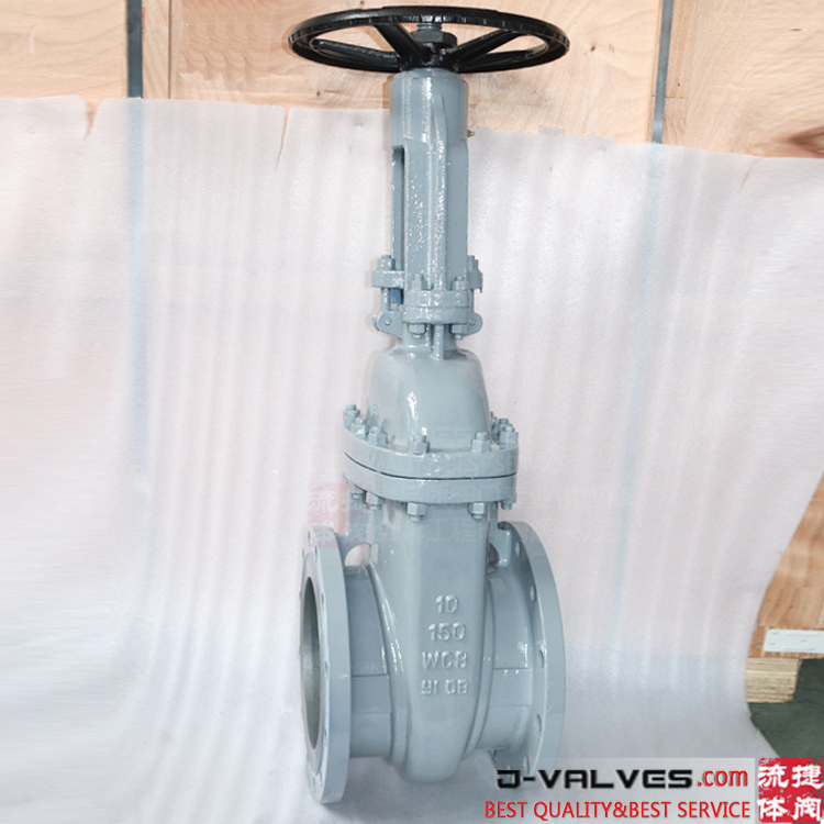 10 pulgadas 150 lb A216 Válvula de puerta con brida de acero al carbono WCB