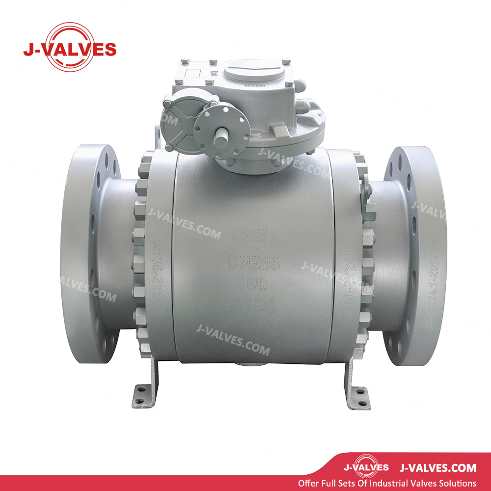 Producto de válvula industrial de calidad Hecho en China J-Valvas Fordeadas de acero al carbono A105 3pc Bida de brida Válvula de bola montada