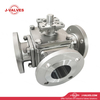 Producto de válvula industrial de calidad Hecha en China J-Valvas Control de acero inoxidable de acero inoxidable 600 lb Válvula de bola con brida de alto plataforma