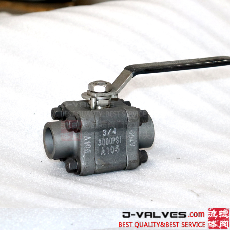 Válvula de bola flotante de soldadura de soldadura A105 3000PSI