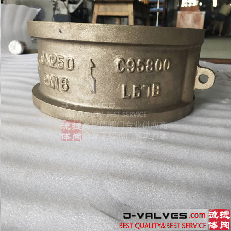 API594 C95800 Bronce Dual Placa Válvula de retención de obleas de placa