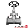DIN PN40 DN200 GS-C25 Válvula de puerta con brida de acero al carbono