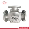 Producto de válvula industrial de calidad Hecha en China J-Valvas Control de acero inoxidable de acero inoxidable 600 lb Válvula de bola con brida de alto plataforma