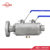 Producto de válvula industrial de calidad Hecha en China J-Válvulas 1/2 ′ ′ GRANDA Y PRUEBA ACERO ACERO A105N VÁLVULA DE BALL DBB