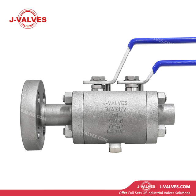 Producto de la válvula industrial de calidad Hecha en China J-Valvas 3/4 ′ ′*1/2 ′ ′ 900LB RTJ & Subbon Acero de acero DBB Válvula de bola DBB