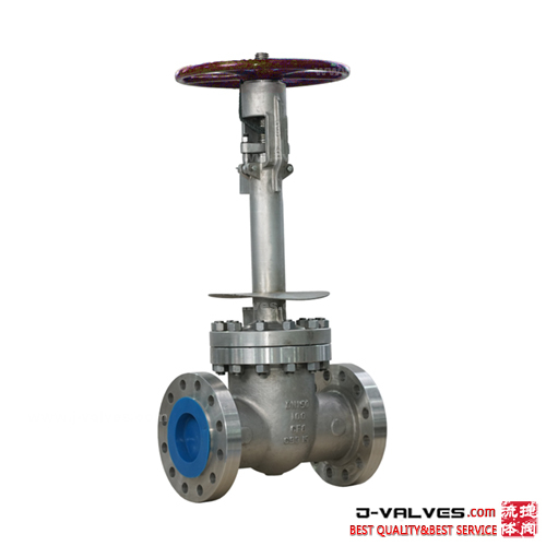 Acero inoxidable CF8 ultra baja temperatura -196 grados Válvula de puerta Celsius