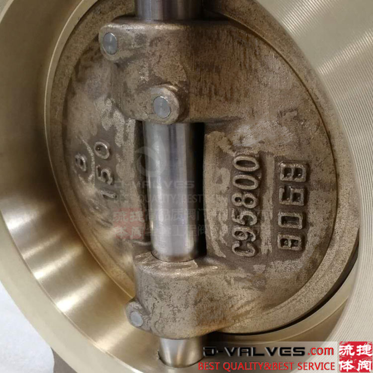 API Níquel de aluminio Bronce C95800 Tipo de orina Válvula de mariposa