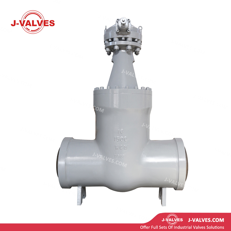 J-VALVES Hecho en China16 pulgadas 1500 lb BW Cabon de alta presión Acero WCB Caja de cambios Válvula de compuerta de operación