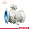 V&aacute;lvula de bola montada en mu&ntilde;&oacute;n con brida de acero al carbono ASME B16.34 WCB de 2 piezas con v&aacute;lvulas de aguja de doble ventilaci&oacute;n