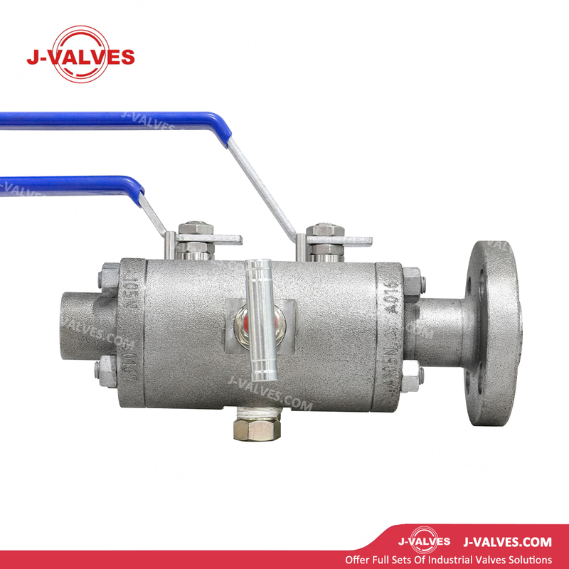 J-Valvas China Control Gas 900LB RTJ & HITRO Duplex Acero inoxidable Válvula de bola DBB