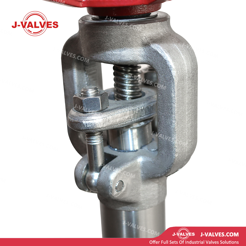 V&aacute;lvula de compuerta con brida de v&aacute;stago extendido de acero inoxidable