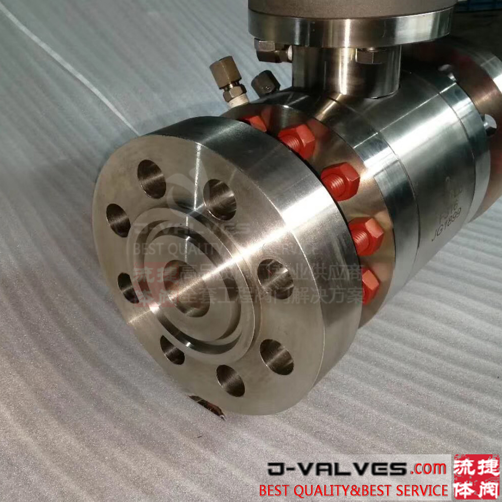 ANSI B16.34, API 6D, API 6A Válvula de bola de acero de acero inoxidable
