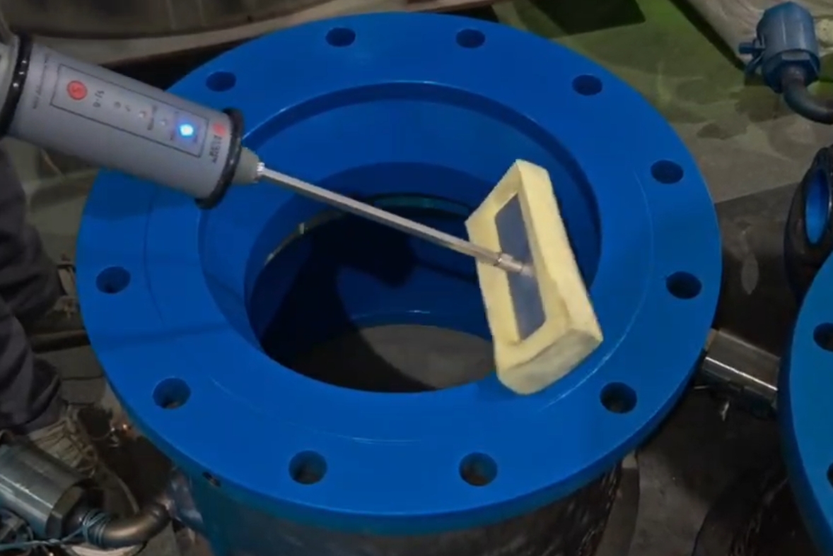 FBE Spray Coating Prueba de esponja húmeda