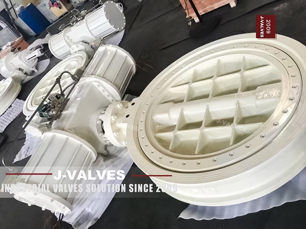 Válvula de mariposa triple excéntrica para descarga de CWP agua de mar