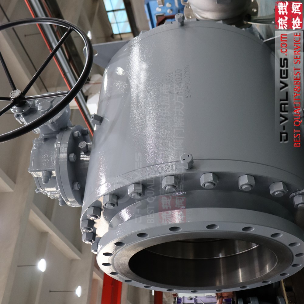A105 20 'Válvula de bola de trunnion de acero forjado de acero forjado