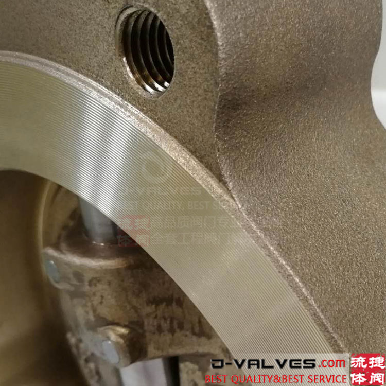 API Níquel de aluminio Bronce C95800 Tipo de orina Válvula de mariposa