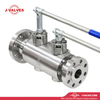 Producto de válvula industrial de calidad Hecha en China J-Valvas 3*2 '' Acero inoxidable con brida F316 600 lb DBB Bloque doble y válvula de bola de sangrado