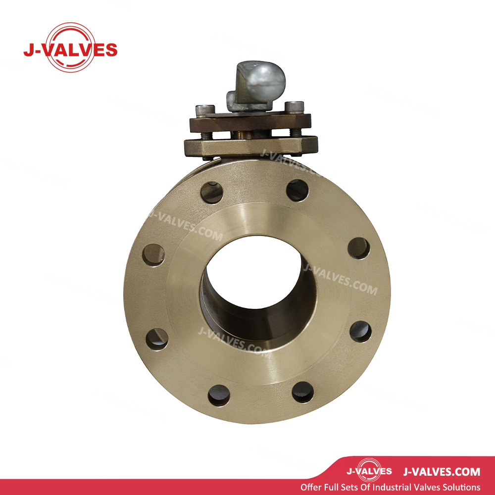 Bronce C95500 2PC 4'' V&aacute;lvula de bola flotante con bridas 