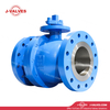 Válvulas J hechas en China 6 pulgadas 2pc de acero de carbono flotante WCB ANSI CLASS 300 END GRANDE Full Port Palga de operación Bola Válvula