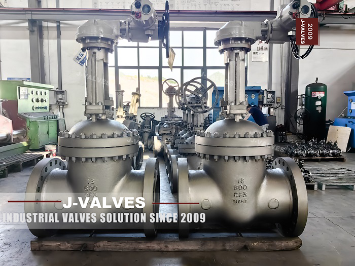 J-VALVES Válvula de compuerta de gran diámetro CF3 de 18' 600LB con actuador eléctrico a Irak