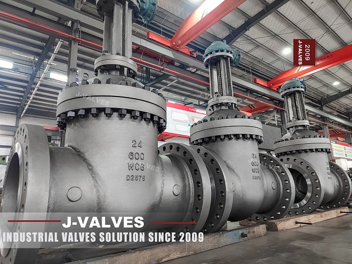 J-VALVES Un lote de 24 '600 lb WC6 Válvulas de puerta se envió a los EAU