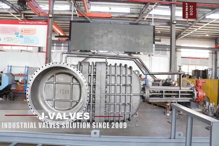 J-VALVES 60 pulgadas 150 lb CA15 Válvula de puerta con brida de gran diámetro