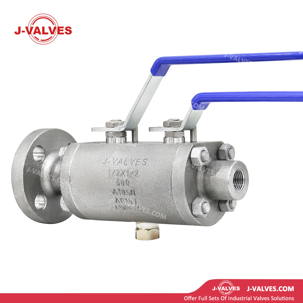 J-Valvas China Control Gas 900LB RTJ & HITRO Duplex Acero inoxidable Válvula de bola DBB