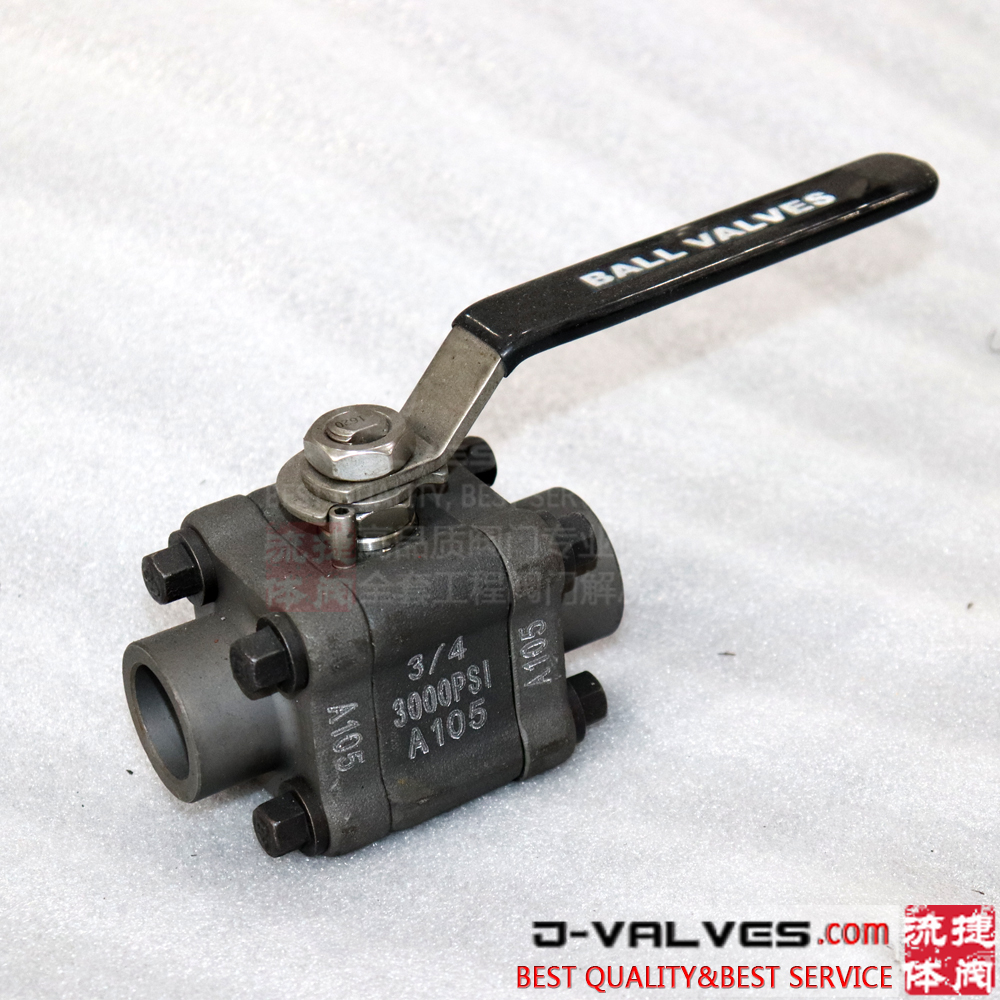 Válvula de bola flotante de soldadura de soldadura A105 3000PSI