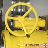 API 6D 3pc brida de carbono acero válvula de bola montada