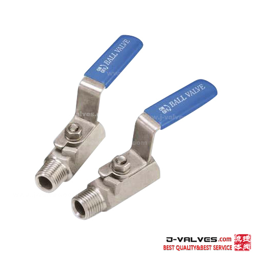 Acero inoxidable 1pc Reducir la válvula de bola de rosca FNPT X MNPT