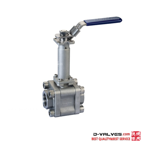Válvula de bola de rosca de acero inoxidable a baja temperatura 2000psi 3pc de acero inoxidable flotante