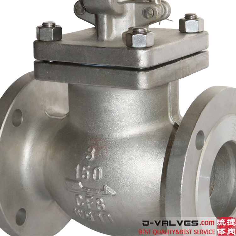 3 pulgadas 150 lb A351 CF8 Válvula de glande de acero inoxidable