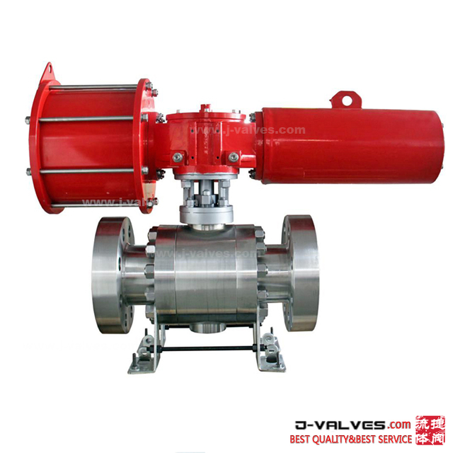 Alta presión 2500 lb Rendimiento de resorte de actuación simple de 2500 lb Forjado F316 Válvula de bolas de mechón de metal de acero inoxidable de acero inoxidable