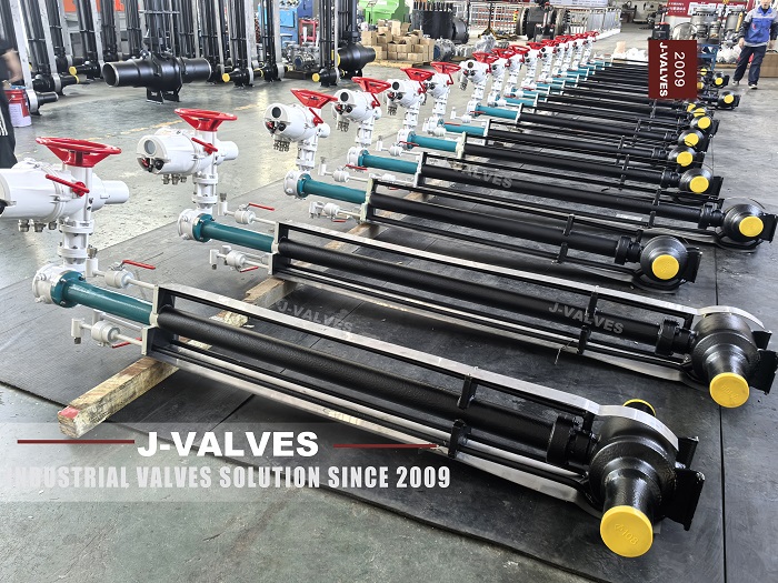 V&aacute;lvula de bola de v&aacute;stago extendido completamente soldada para temperatura ultrabaja con actuador el&eacute;ctrico (2)