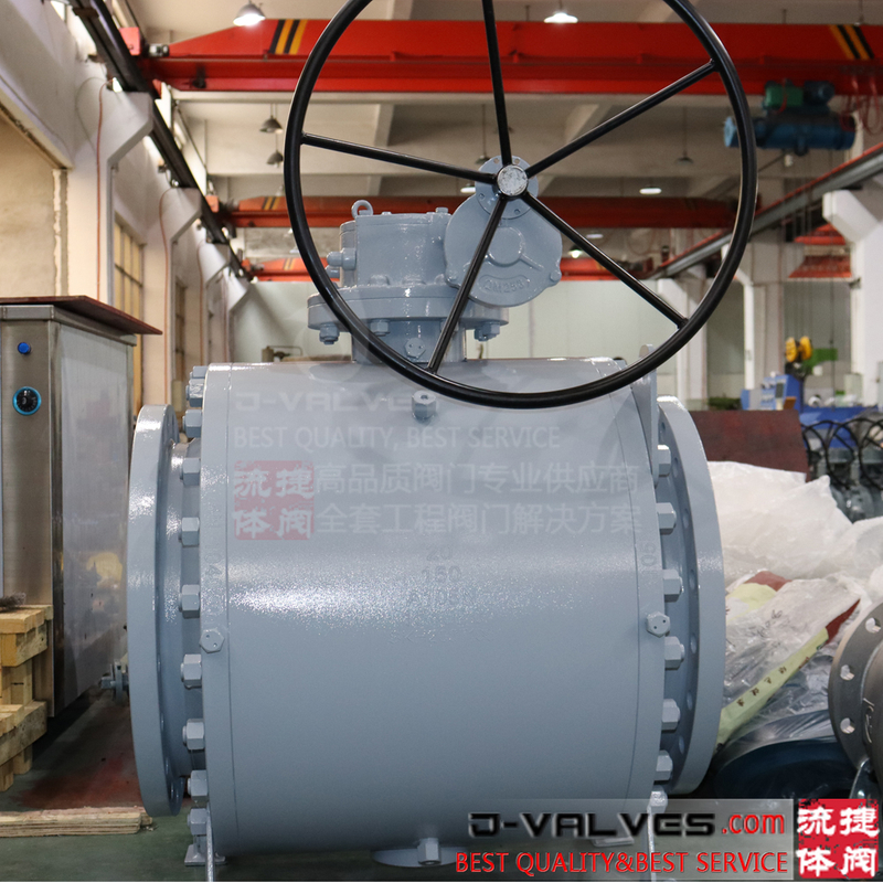 A105 20 'Válvula de bola de trunnion de acero forjado de acero forjado