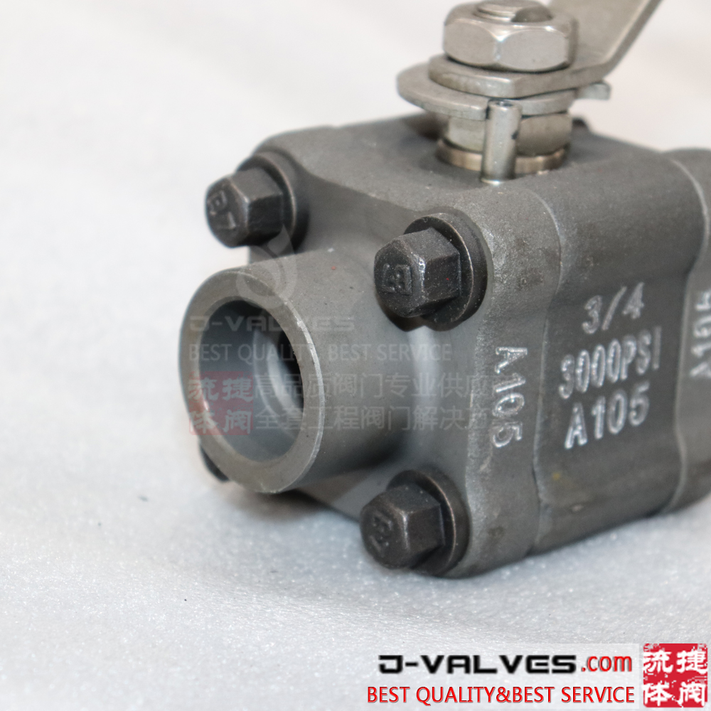 Válvula de bola flotante de soldadura de soldadura A105 3000PSI