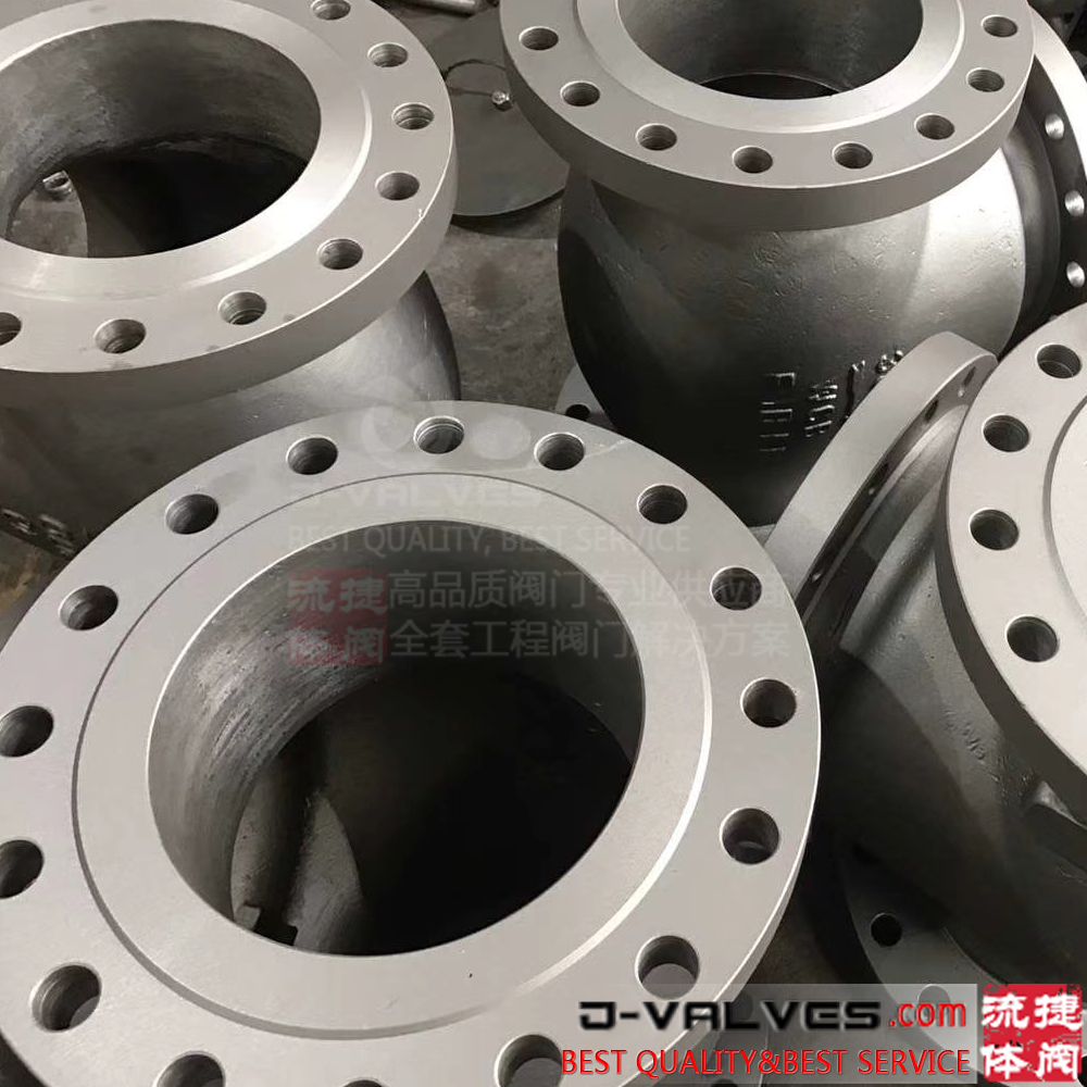 API 6D acero fundido WCB 16 pulgadas 150 lb anillo de anillo válvula de retención de swing