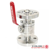 Válvula de bola flotante con brida de acero inoxidable PN250